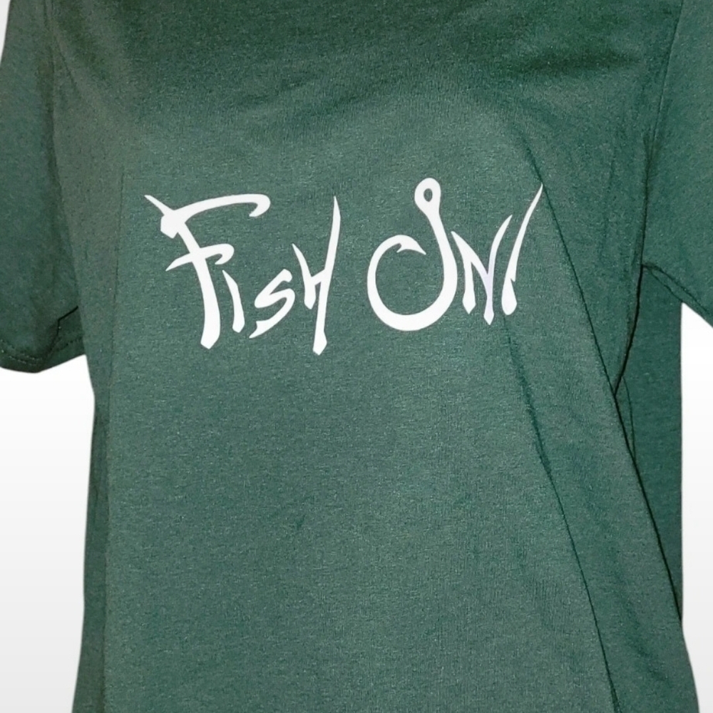 Russell Athletic Green Fish On! Tee